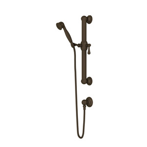 Handshower Set With 24" Grab Bar And Single Function Handshower - Tuscan Brass | Model Number: 1282TCB