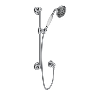 Handshower Set With 22" Slide Bar And Single Function Handshower - Polished Chrome | Model Number: 1300EAPC