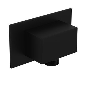 Square Handshower Drop Ell - Matte Black | Model Number: 1795MB - Product Knockout