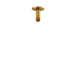 3 Inch Ceiling Mount Shower Arm With Round Escutcheon  - Brushed Gold | Model Number: 509BG - Product Knockout