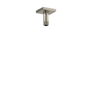 3 Inch Ceiling Mount Shower Arm With Square Escutcheon  - Brushed Nickel | Model Number: 519BN - Product Knockout