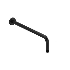 16" Wall Mount Shower Arm - Black | Model Number: 554BK