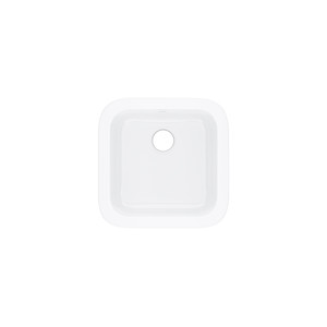 Allia™ 18" Fireclay Single Bowl Bar/Food Prep Kitchen Sink - White (00) | Model Number: 5927-00