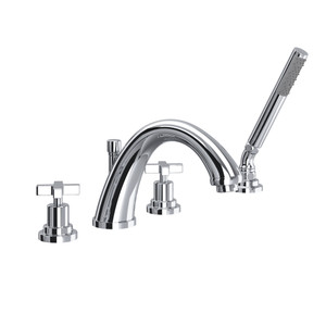 DISCONTINUED Lombardia® 4-Hole Deck Mount Tub Filler - Polished Chrome | Model Number: A1264XMAPC