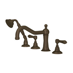 Acqui® 4-Hole Deck Mount Tub Filler - Tuscan Brass | Model Number: A1404LMTCB