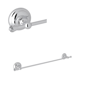 Swarovski® Crystal 24" Towel Bar - Polished Chrome | Model Number: A1486CAPC
