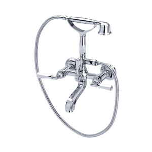 Palladian® Exposed Wall Mount Tub Filler - Polished Chrome | Model Number: A1901LMAPC