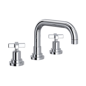 Lombardia® Widespread Lavatory Faucet With U-Spout - Polished Chrome | Model Number: A2218XMAPC-2
