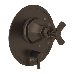 Palladian Pressure Balance Trim with Diverter - Tuscan Brass with Cross Handle | Model Number: A2910NXMTCB - Product Knockout