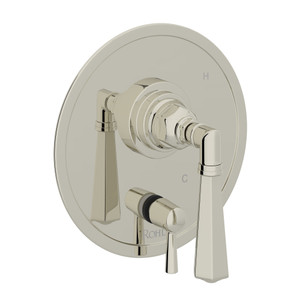 San Giovanni™ 1/2" Pressure Balance Trim With Diverter - Polished Nickel | Model Number: A3310NLMPN