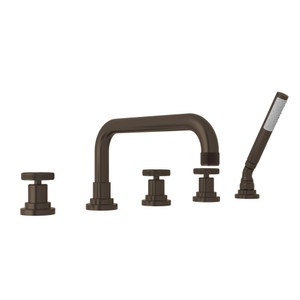Campo™ 5-Hole Deck Mount Tub Filler - Tuscan Brass | Model Number: A3314IWTCB