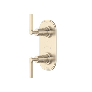 DISCONTINUED Lombardia® 1/2" Thermostatic Trim With Diverter - Satin Nickel | Model Number: A4264LMSTN