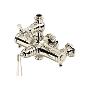 Palladian Exposed Thermostatic Valve - Polished Nickel with Cross Handle | Model Number: A4817XMPN - Product Knockout