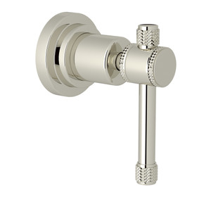 Campo Trim for Volume Control and 4-Port Dedicated Diverter - Polished Nickel with Industrial Metal Lever Handle | Model Number: A4912ILPNTO - Product Knockout