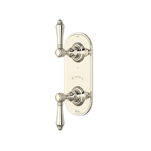 DISCONTINUED 1/2" Thermostatic Trim With Diverter - Polished Nickel | Model Number: A4964LMPN