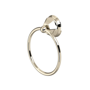 Palladian Wall Mount Towel Ring - Polished Nickel | Model Number: A6885PN - Product Knockout