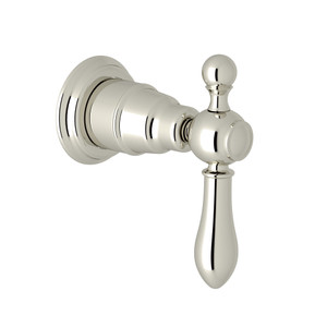 DISCONTINUED-Arcana Trim for Volume Control and Diverter - Polished Nickel with Metal Lever Handle | Model Number: AC195LM-PN/TO - Product Knockout