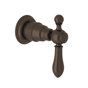 DISCONTINUED-Arcana Trim for Volume Control and Diverter - Tuscan Brass with Metal Lever Handle | Model Number: AC195LM-TCB/TO - Product Knockout