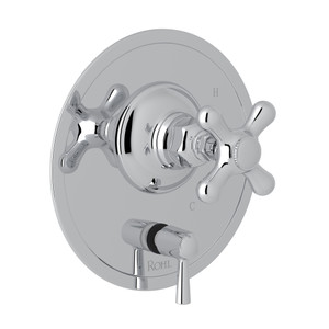 Verona Pressure Balance Trim with Diverter - Polished Chrome with Cross Handle | Model Number: ARB2410NXMAPC - Product Knockout