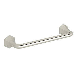 Bellia Wall Mount 12 Inch Single Towel Bar - Polished Nickel | Model Number: BE100-PN - Product Knockout