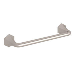 Bellia Wall Mount 12 Inch Single Towel Bar - Satin Nickel | Model Number: BE100-STN - Product Knockout