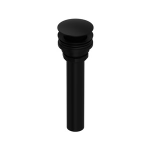 Lavatory Universal Push Drain - Matte Black | Model Number: CC231OFWOMB