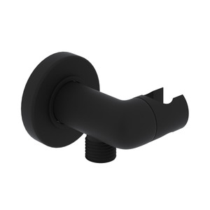 Pivoting Handshower Holder with Hose Outlet - Matte Black | Model Number: CD8000MB - Product Knockout