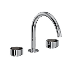 Eclissi™ Widespread Lavatory Faucet With C-Spout - Polished Chrome/Satin Nickel | Model Number: EC08D3IWPCN