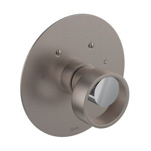 Eclissi™ 3/4" Thermostatic Trim Without Volume Control - Satin Nickel/Polished Chrome | Model Number: EC13W1IWSNC