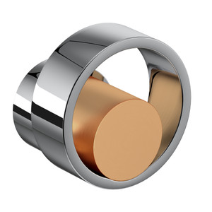 Eclissi™ Trim For Volume Control And Diverter - Polished Chrome/Satin Gold | Model Number: EC18W2IWPCG