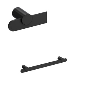 Eclissi™ 18" Towel Bar - Matte Black | Model Number: EC25WTB18MB