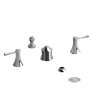 DISCONTINUED Edge Two Handle Deck Mount Bidet - Chrome | Model Number: ED09LC