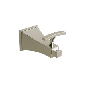 DISCONTINUED-Eiffel Robe Hook  - Polished Nickel | Model Number: EF0PN - Product Knockout