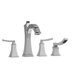 DISCONTINUED Eiffel™ 4-Hole Deck Mount Tub Filler - Chrome | Model Number: EF12LC