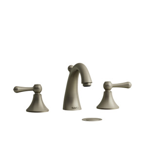 DISCONTINUÉ Robinet de lavabo en plusieurs parties Classic - Nickel brossé | Numéro de modèle: FI08LBN