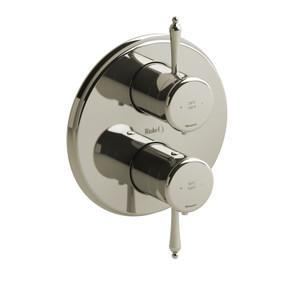 DISCONTINUED Classic 3/4" Therm & Pressure Balance Multi-Function System - Polished Nickel | Model Number: GN83PN