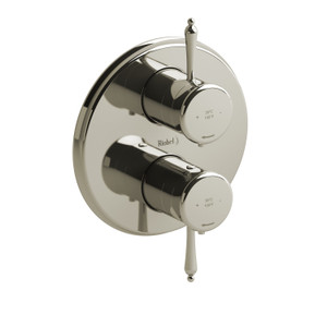 Classic 3/4 Inch Thermostatic and Pressure Balance Multi-Function System  - Polished Nickel with Lever Handles | Model Number: GN83PN - Product Knockout