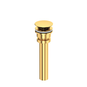 Lavatory Universal Push Drain - Unlacquered Brass | Model Number: K-25-UB