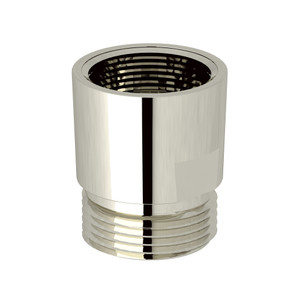DISCONTINUED-1/2 Inch Brass Housing and Check Valve for Drop Ells - Polished Nickel | Model Number: KIT0290PN - Product Knockout