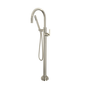 DISCONTINUED Lombardia® Single Hole Floor Mount Tub Filler Trim - Polished Nickel | Model Number: M2287LMPN/TO