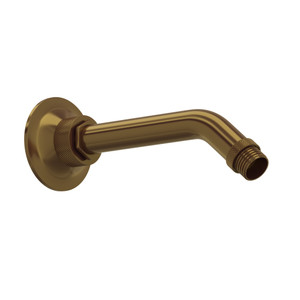 DISCONTINUED 7" Reach Wall Mount Shower Arm - French Brass | Model Number: MB2010FB