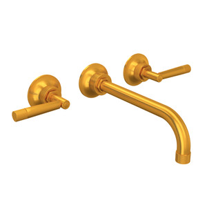 DISCONTINUED Graceline® Wall Mount Tub Filler - Satin Gold | Model Number: MB2037LMSGTO