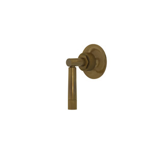 Graceline Trim for Volume Control and 4-Port Dedicated Diverter - French Brass with Metal Lever Handle | Model Number: MB2048LMFB - Product Knockout