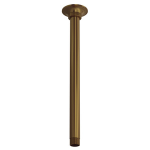 DISCONTINUED 12" Ceiling Mount Shower Arm - French Brass | Model Number: MB3551FB