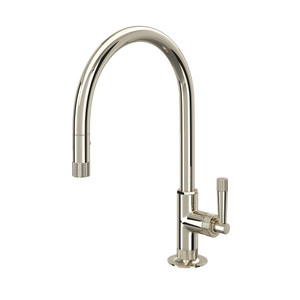 Graceline® Pull-Down Kitchen Faucet With C-Spout - Polished Nickel | Model Number: MB7930LMPN-2