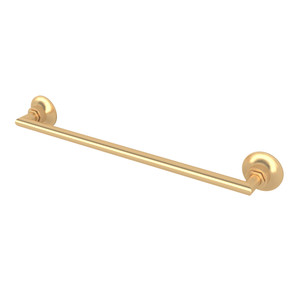 DISCONTINUED-Graceline Wall Mount 18 Inch Single Towel Bar - Satin Brass | Model Number: MBG1/18STB - Product Knockout