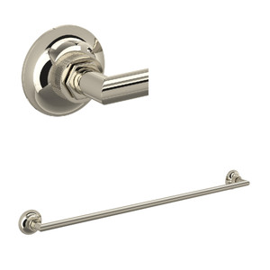 Graceline Wall Mount 30 Inch Single Towel Bar - Polished Nickel | Model Number: MBG1/30PN - Product Knockout