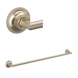 Graceline Wall Mount 30 Inch Single Towel Bar - Satin Nickel | Model Number: MBG1/30STN - Product Knockout