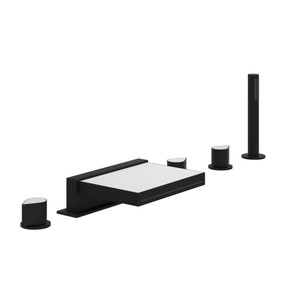 DISCONTINUED Miscelo™ 5-Hole Deck Mount Tub Filler - Matte Black | Model Number: MI05D5BLMB