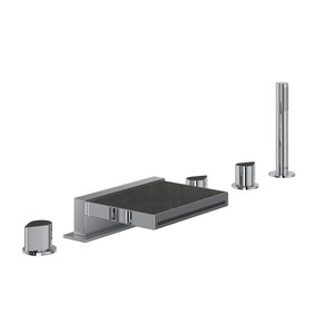 DISCONTINUED Miscelo™ 5-Hole Deck Mount Tub Filler - Polished Chrome | Model Number: MI05D5GQAPC